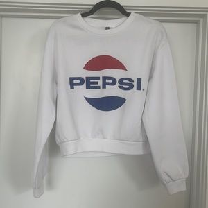 Cropped Pepsi Sweatshirt